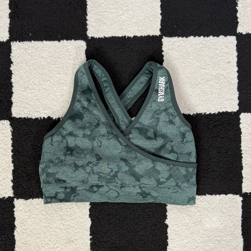 Gymshark Animal Print Camouflage Sports Bra